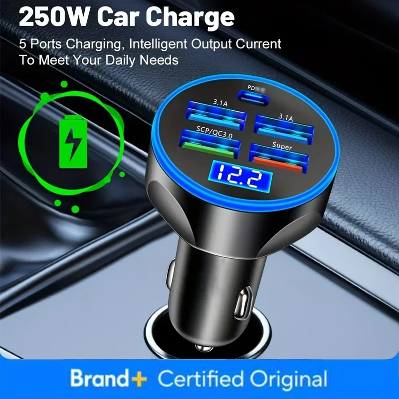 Election Electronics & Gadgets Store Woocommerce Theme - 250W Super Fast Charging Car Charger