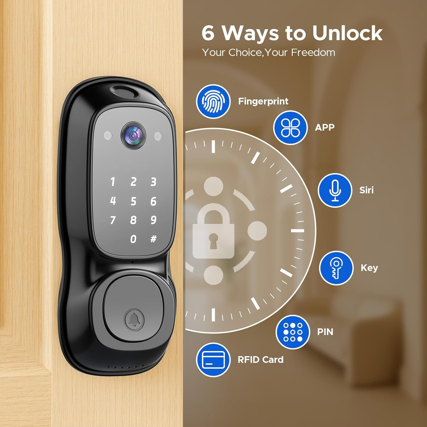 Tuya Wifi Smart Door Lock ‎Cam - Electronics & Gadgets Beginning With D 评论和价格