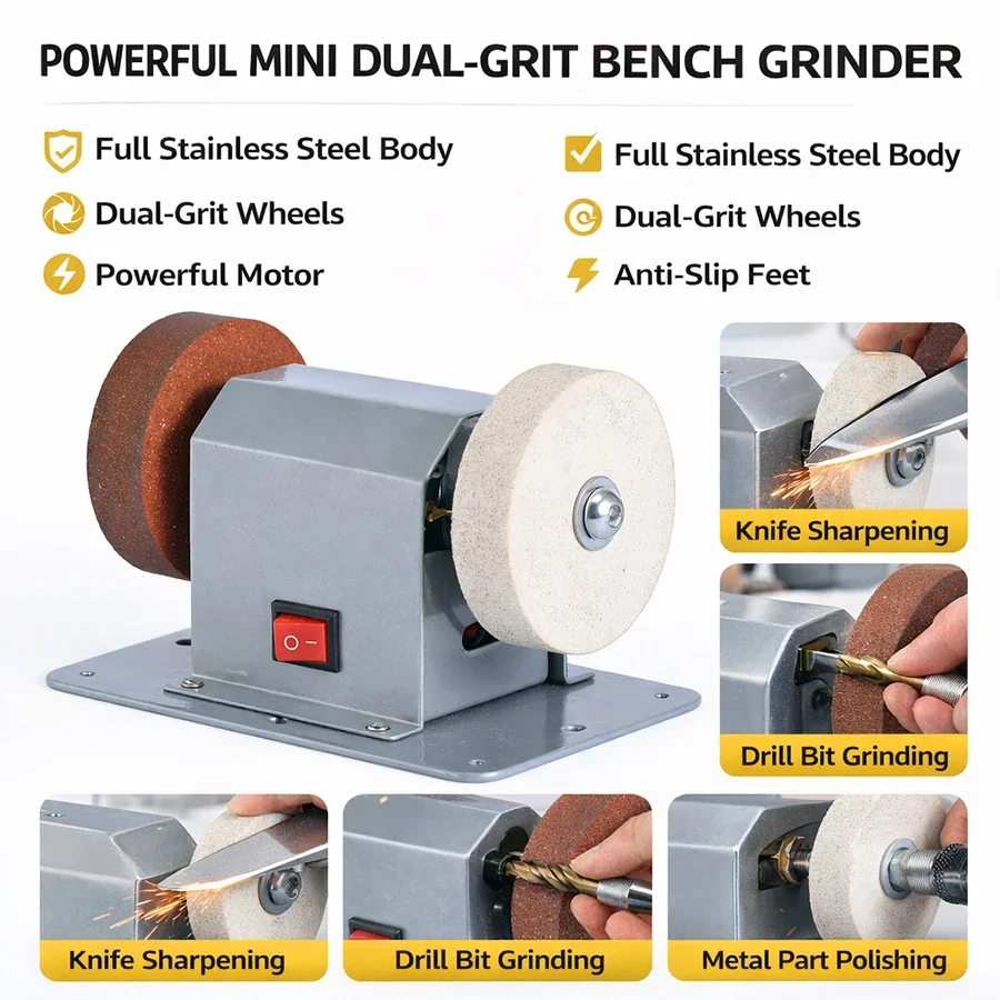 Mini Electric Bench Grinder Sh - Electro Gadgets 评论和价格