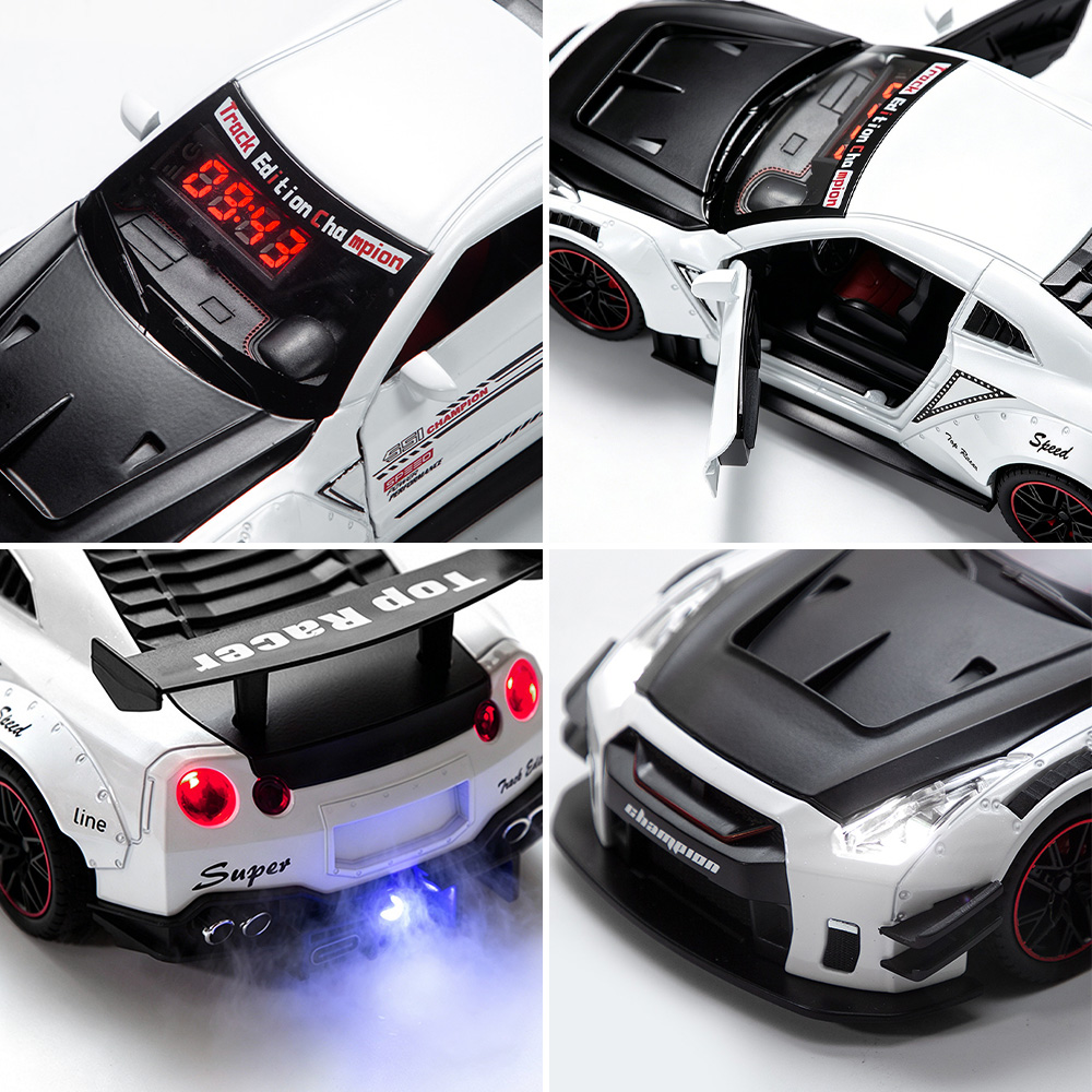 1set   Sports Car Shaped Digit - Digital Alarm Clock 评论和价格