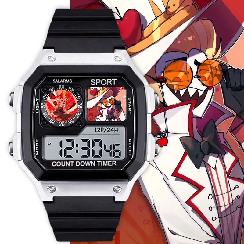Hazbin Hotel Charlie Alastor L - Digital Alarm Clock 评论和价格
