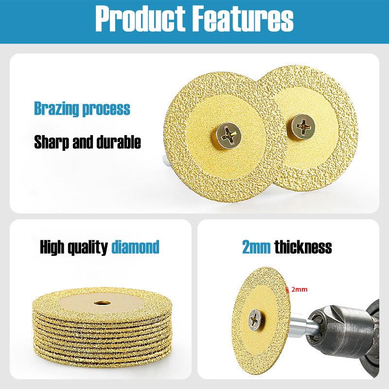 40mm Braze Diamond Saw Blade M - Electro Gadgets 评论和价格