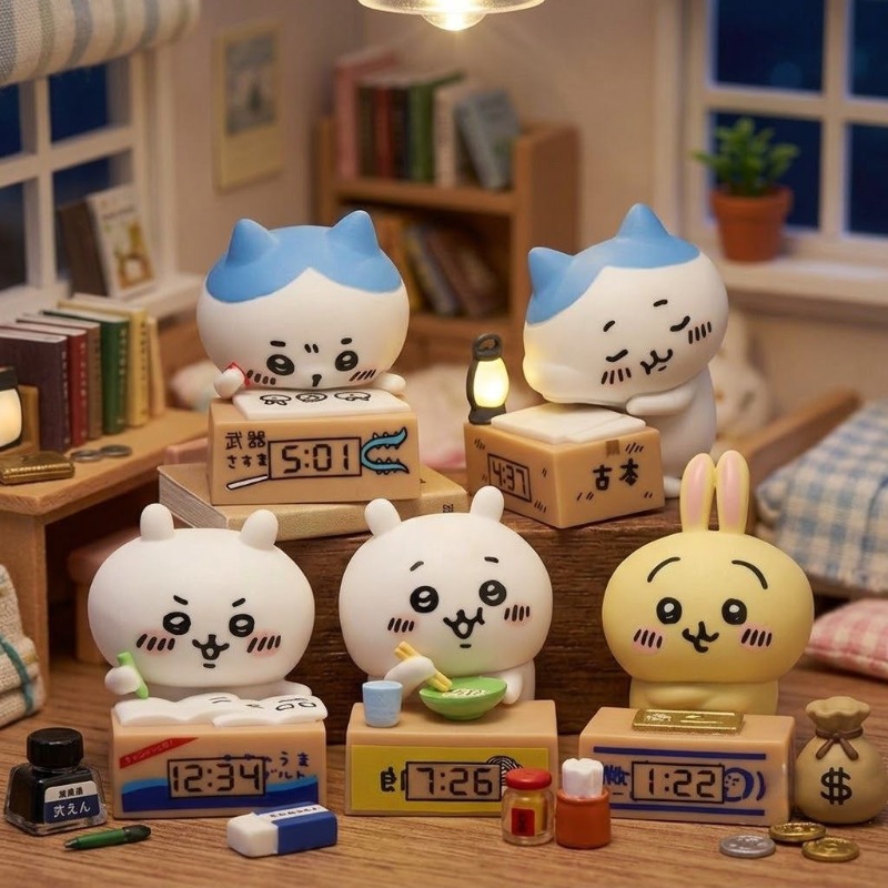 Hachiware Usagi Cartoon Alarm  - Digital Alarm Clock 评论和价格