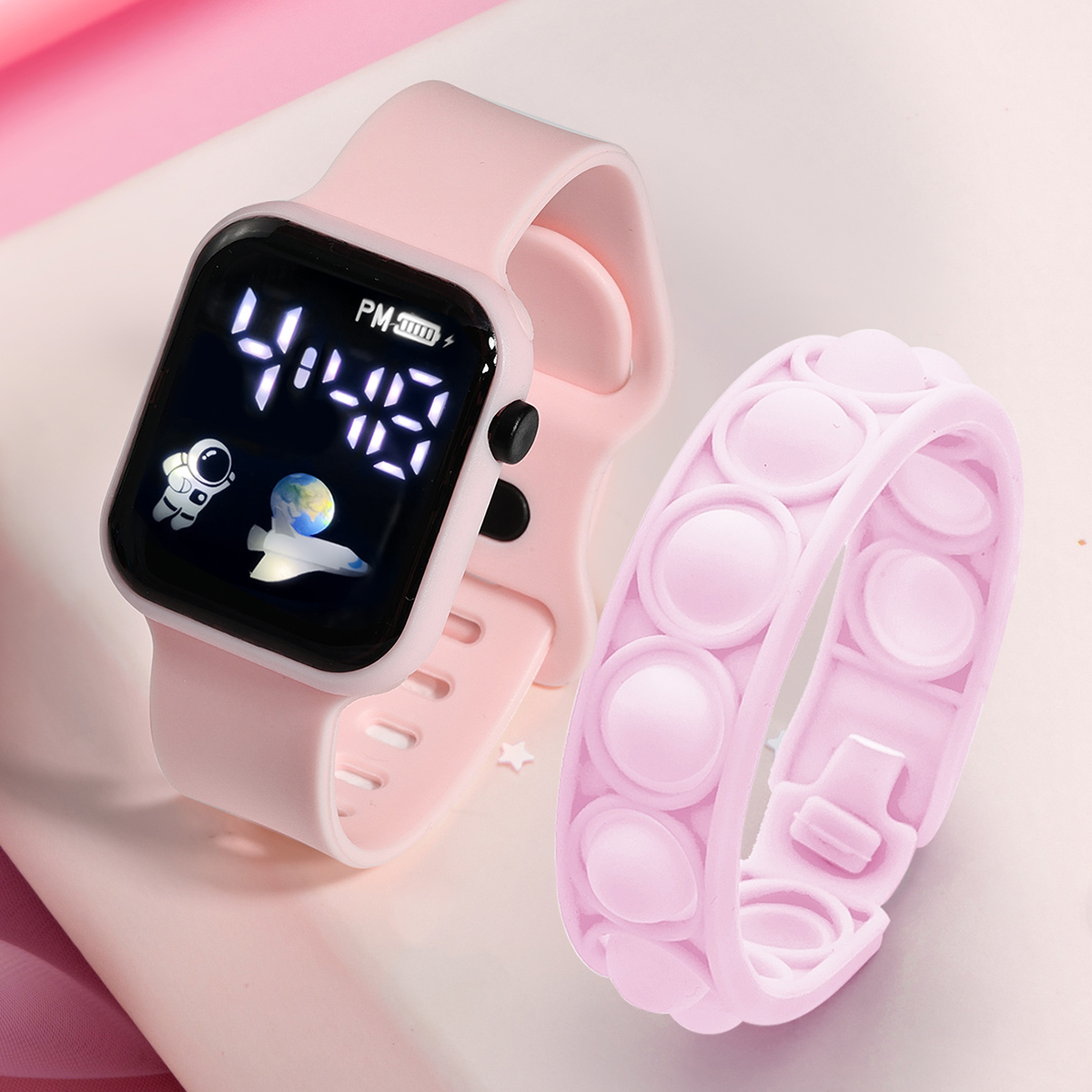 2PCS Children's Smart Watch Br - Smart Watch Kids 评论和价格